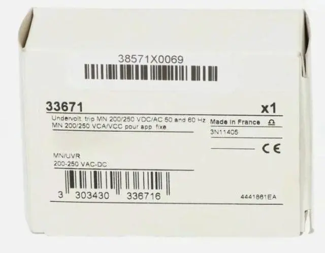 Main image of Genuine Product Plastic Shell Circuit Breaker Opening and Closing Voltage Coil 33671 Fast delivery