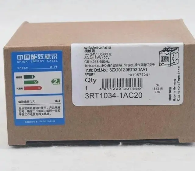 Main image of contactor Stock 3RT1034-1AC20 Contactor Fast delivery