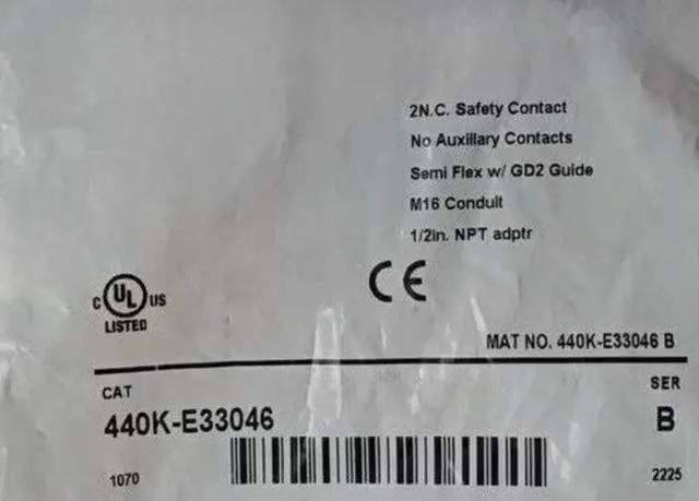 Alt view image 2 of 3 - 440K-E33046 440K E33046 Safety Interlock Switch Fast delivery