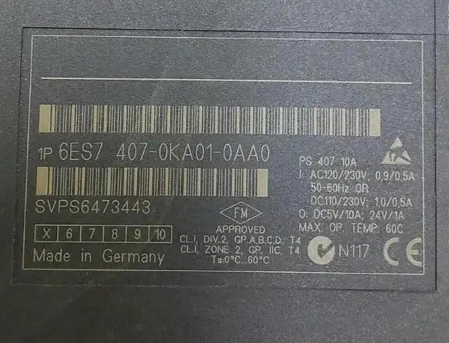 Main image of 6ES7407-0KA01-0AA0 6ES7407-0KR02-0AA1 Warranty One-year Fast delivery