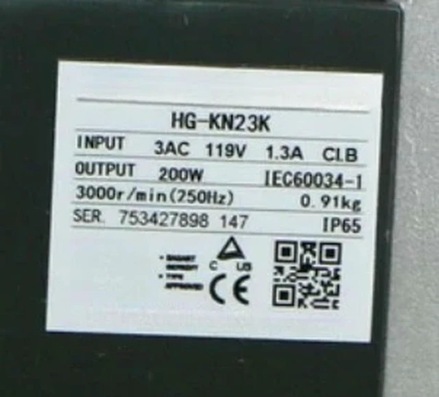 Alt view image 3 of 6 - 1pcs HG-KN23K AC servo motor hot-selling product sufficient stock Expedited shipping