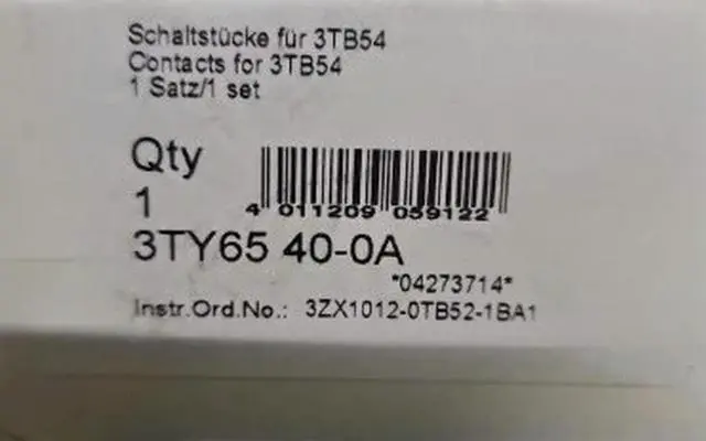 Main image of 3TY6540-0A contact set Fast Delivery