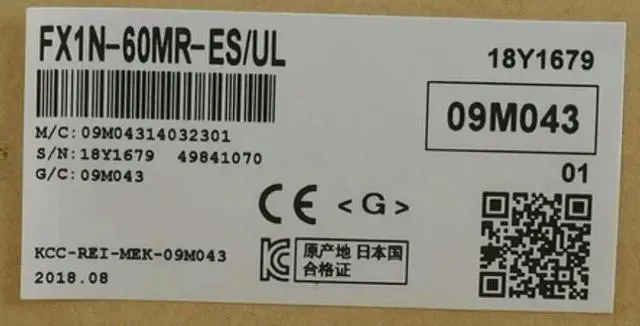 Main image of FX1N-60MR-ES/UL FX1N60MRESUL PLC Programmable Controller Fast Delivery