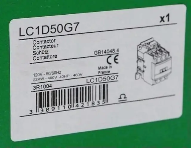 Main image of Lc1d50g7 Generic Contactor Similar Spot Plc Fast delivery