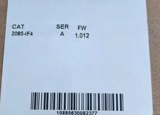 Main image of 2085-IF4 2085 IF4 4 Point Analog Input Module Fast Delivery