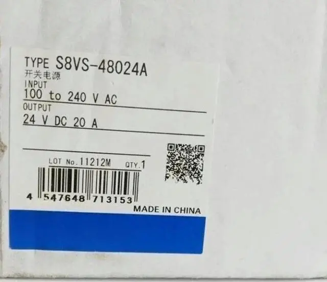 Main image of S8VS-48024A 24V 20A 480W Expedited shipping