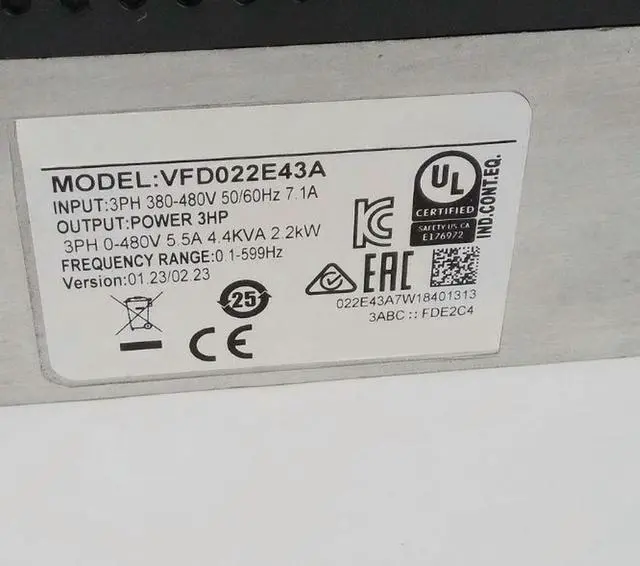 Main image of VFD022E43A VFD007E43A Expedited shipping
