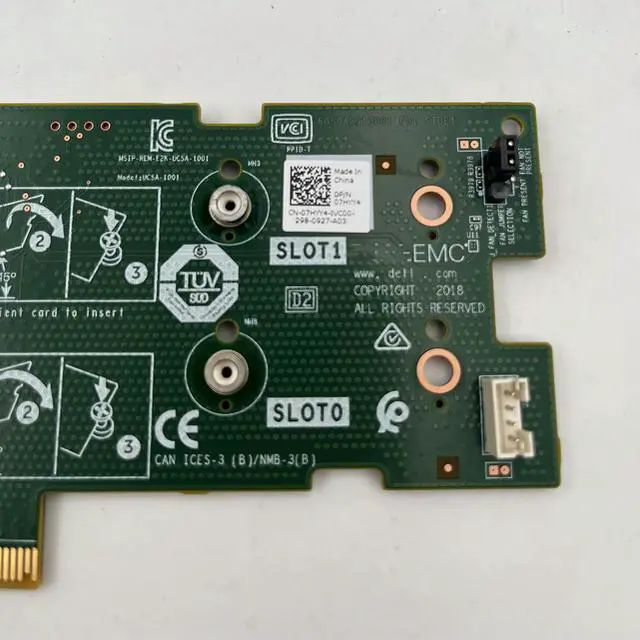 Alt view image 5 of 6 - Server R740 Extension M.2 Boss Card Replaces 51CN2 051CN2 07HYY4 7HYY4