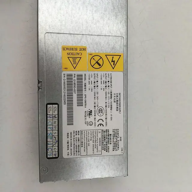 Alt view image 6 of 6 - High Reliability DPS-1200TB A 1200W For 100A 12V Server Power Supply