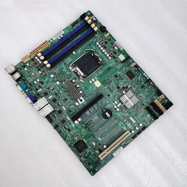 Alt view image 3 of 6 - X9SCI-LN4 For Four Gigabit LAN Card Server ATX Motherboard 1155 C204 Xeon E3-1200 v2 Series 2/3rd Gen Core i3