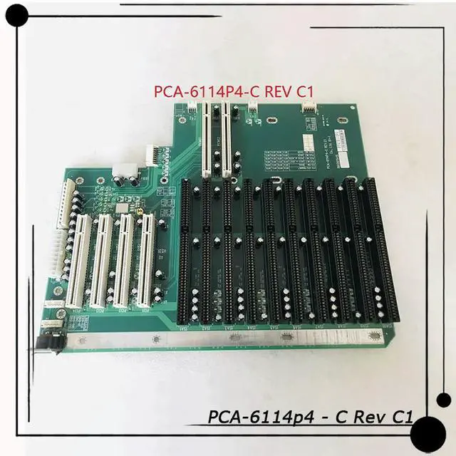 Alt view image 3 of 6 - Stable Performance IPC-610 IPC-610h Industrial Computer Base Plate PCA-6114p4 - C Rev C1 PCA-6114P4-C REV: C2