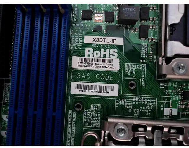 Main image of X8DTL-iF Server Motherboard 5500 (Tylersburg) Chipset Dual-way Xeon 1366 With Remote Support X5650