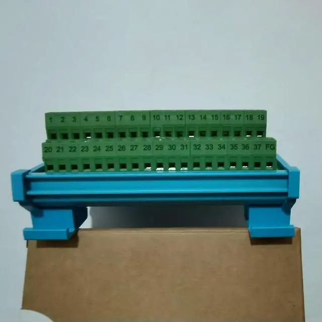 Alt view image 2 of 4 - For Advantech ADAM-3937 REV.B1 DB37 Terminal Board Wiring Stand DIN Rail ADAM-3937-BE
