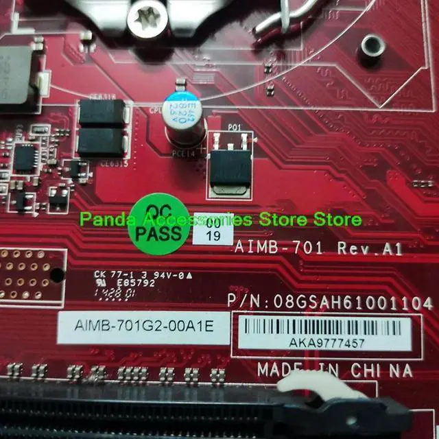 Alt view image 2 of 6 - AIMB-701 Rev.A1 AIMB-701G2-00A1E For ADVANTECH Industrial Computer Motherboard 1155-pin H61 AIMB-701G2