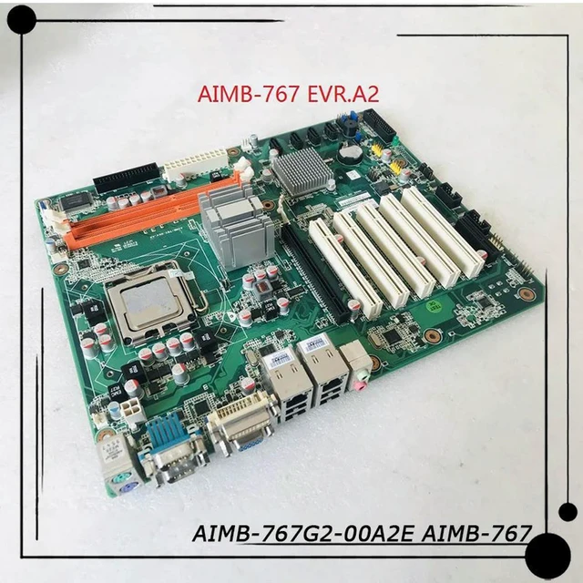 Alt view image 2 of 6 - AIMB-767G2-00A2E AIMB-767 AIMB-767G2 Industrial Computer Motherboard Dual Network Port G41 5 PCI
