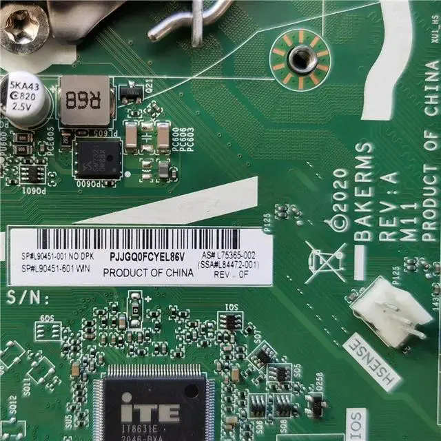 Alt view image 3 of 6 - Stable Performance L90451-001/601 For 280 G5 SFF Desktop Motherboard Bakerms LGA1200 Test