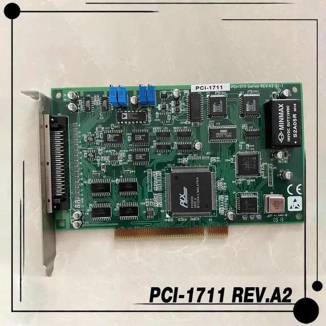 Alt view image 2 of 6 - PCI-1711 REV.A2 For Advantech Multifunctional Data Acquisition Card