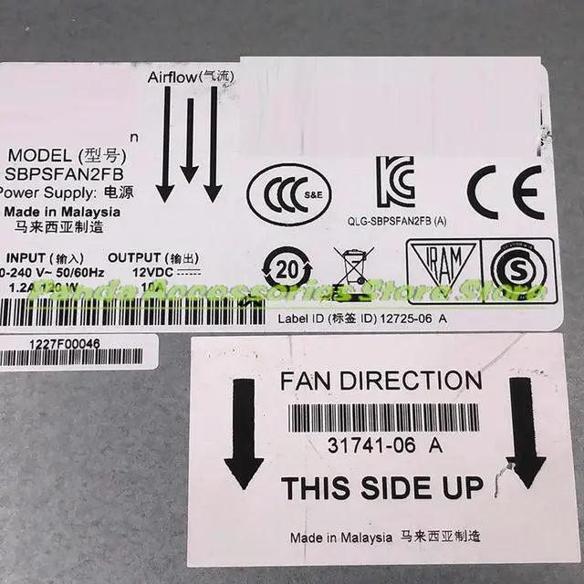 Alt view image 2 of 3 - SBPSFAN2FB 31741-06 SB5800-08A Optical Switch AC Power Board Assembly