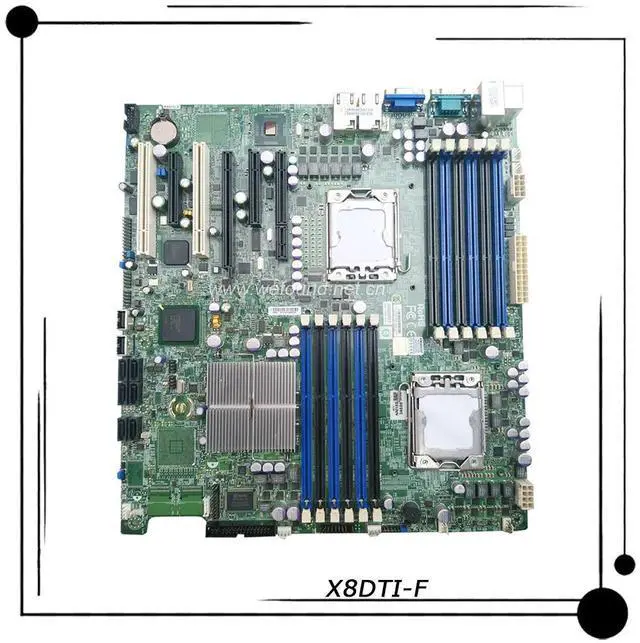 Alt view image 2 of 3 - PC Desktop Motherboard For X58 LGA1366 System Board X8DTI-F