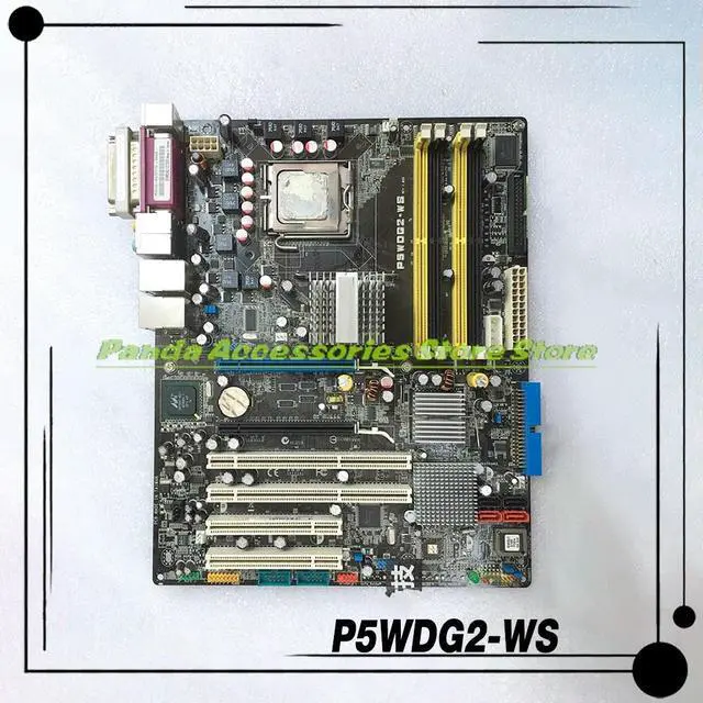 Alt view image 3 of 3 - P5WDG2-WS 775 Pin 975X Workstation Equipment Motherboard