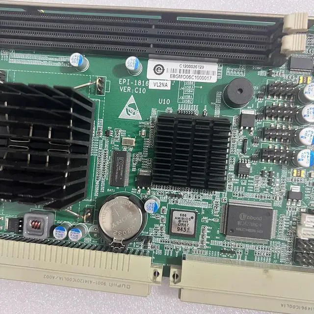 Alt view image 3 of 3 - EPI-1816VL2NA C10 Industrial control Motherboard 775