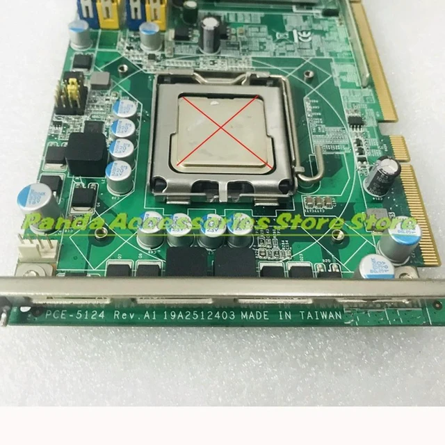 Alt view image 3 of 3 - Job PCE-5124G2 PCE-5124 REV:A1 For Advantech Industrial Motherboard 75-pin Dual Network Port