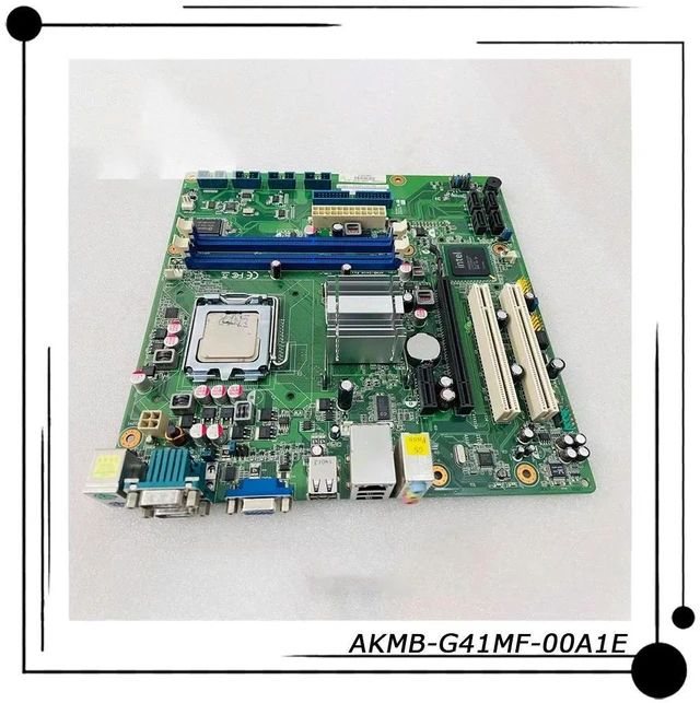 Alt view image 3 of 3 - AKMB-G41MF-00A1E Industrial Computer Motherboard G41 AKMB-G41MF AKMB-G41 AKMB-G41M Rev.A1