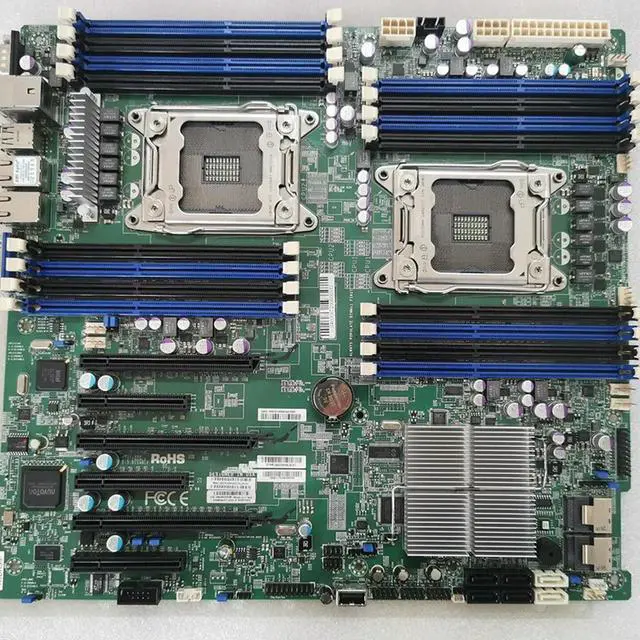 Alt view image 2 of 3 - For X9DR3-F Two-way Server Motherboard 2011 C606 DDR3 Xeon Processor E5-2600 and E5-2600 v2 Family Fully Tested