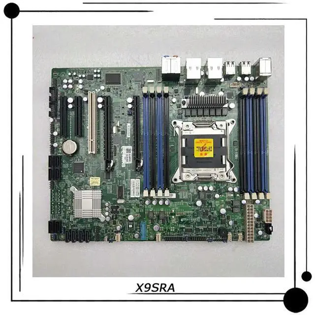 Alt view image 2 of 3 - X9SRA For Workstation ATX Motherboard LGA 2011 C602 E5-2600/1600 V2 DDR3 PCI-E3.0 Fully Tested Fast Ship