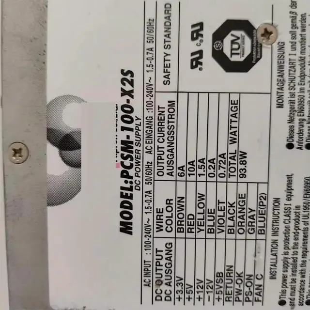 Alt view image 3 of 3 - For Nipro power supply PCSM-100-X2S