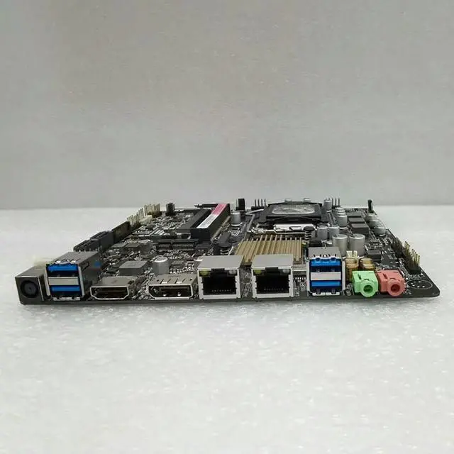 Alt view image 2 of 3 - H110T Dual Network Itx Motherboard All-In-One Industrial Control Board Htpc Built-In Lvd