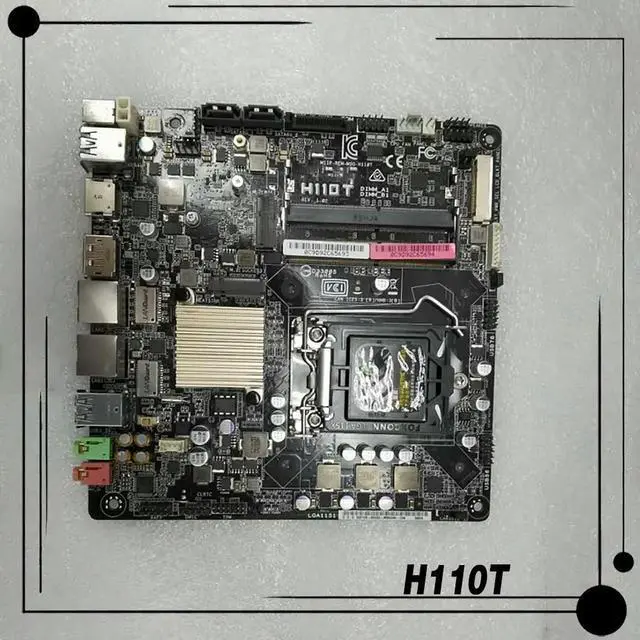 Main image of H110T Dual Network Itx Motherboard All-In-One Industrial Control Board Htpc Built-In Lvd