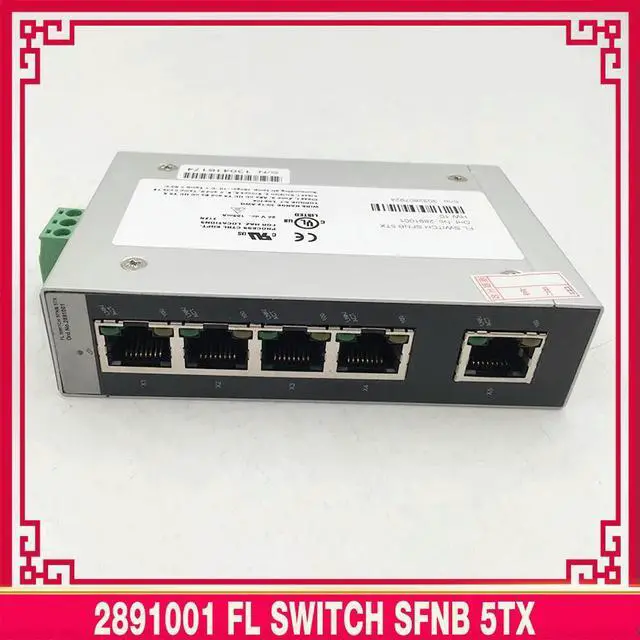 Main image of For Phoenix Industrial Ethernet Switch 2891001 FL SWITCH SFNB 5TX