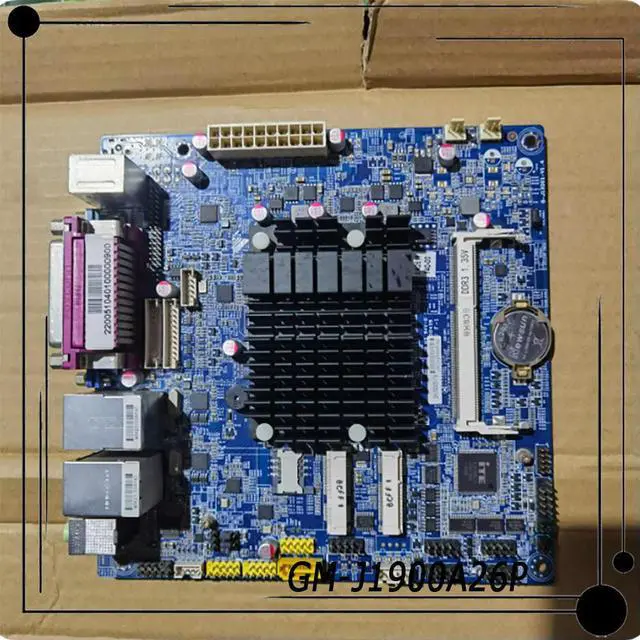 Main image of GM-J1900A26P POS machine industrial control computer dual network port motherboard J1900 20PIN power supply