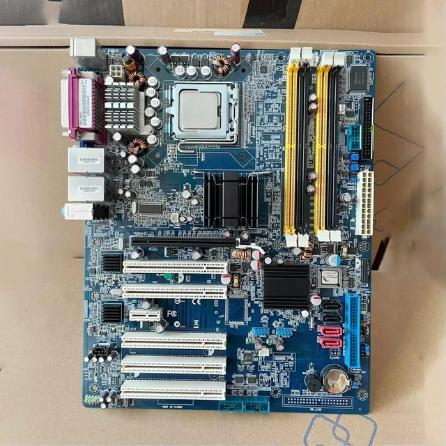 Alt view image 2 of 3 - job EAX-945G Dual Net-work Card Industrial Computer Motherboard