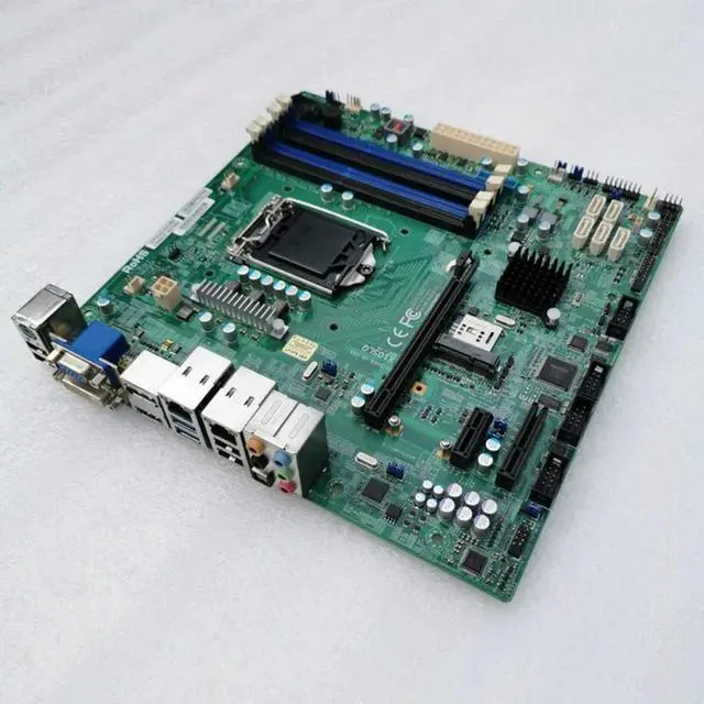 Alt view image 3 of 3 - X10SLQ For Single-socket Server microATX Motherboard LGA 1150 Q87 Support Core i7/i5/i3 DDR3 Tested