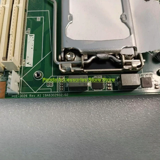 Alt view image 3 of 3 - PCE-3026 PCE-3026G2 Rev:A1 Semi-long Industrial Control Motherboard