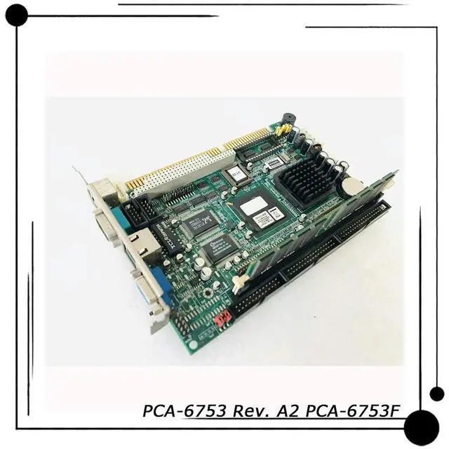 Alt view image 3 of 3 - PCA-6753 Rev. A2 PCA-6753F ISA Half-length Card Industrial Control Motherboard