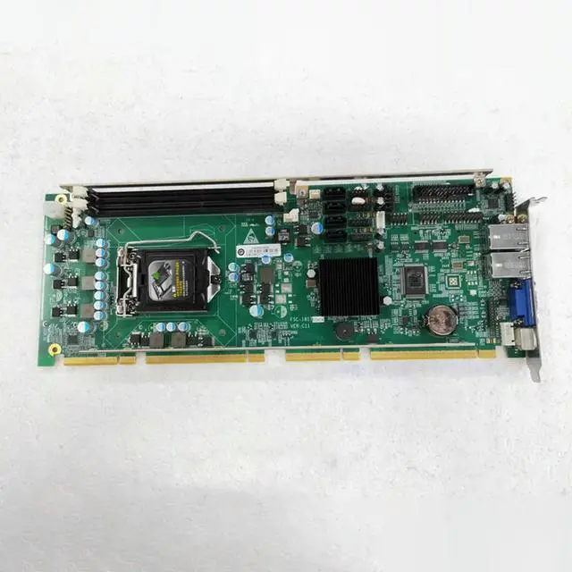 Alt view image 3 of 3 - Job FSC-1817V2NA VER:C11 Industrial Computer Motherboard