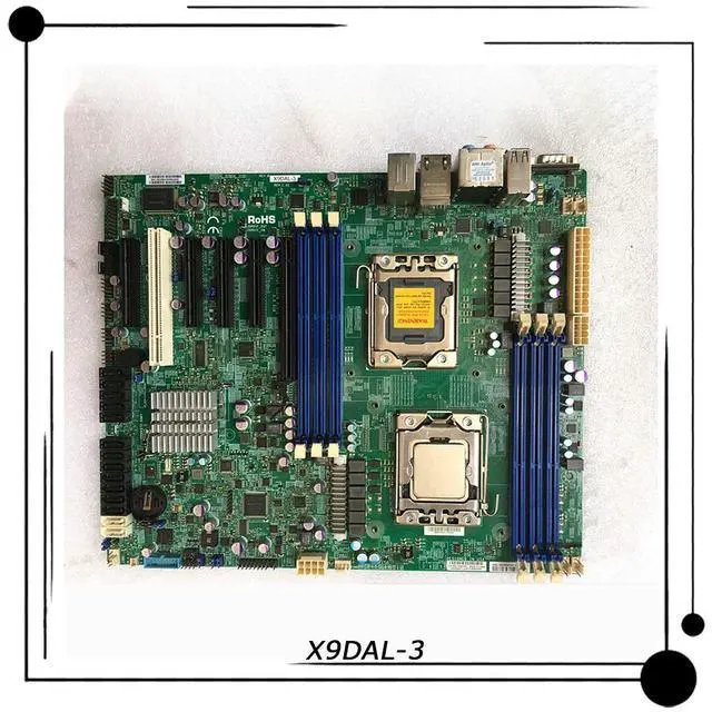 Alt view image 2 of 3 - X9DAL-3 For Workstation Motherboard LGA 1356 C602 DDR3 Xeon Processor E5-2400 and E5-2400 v2 Fully Tested