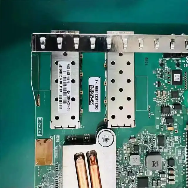 Alt view image 2 of 3 - Stable Performance SFP28 QLogic QL41262 25/10GbE Dual Port 10GbE Fibre Optic Network Card Embedded Daughtercard 04KF8J 4KF8J