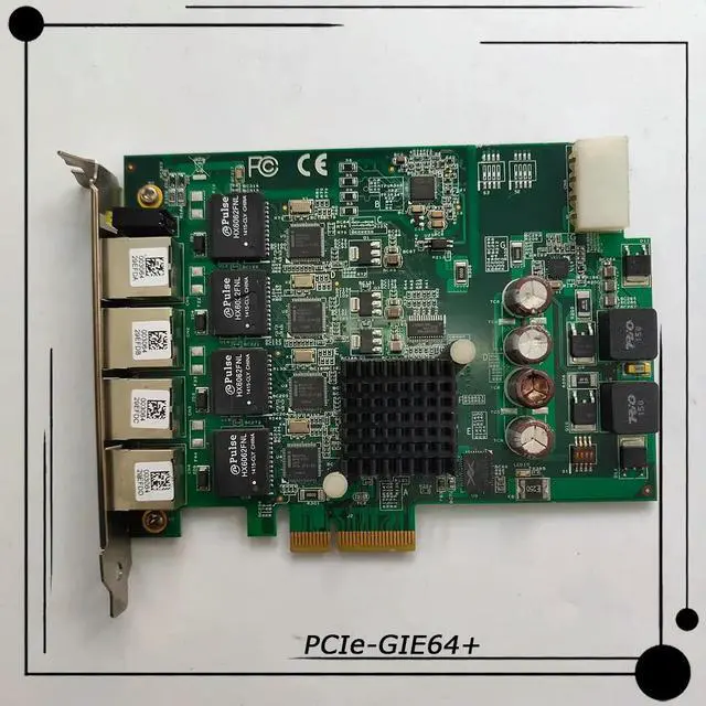 Alt view image 3 of 3 - Gigabit Network Frame Grabber 51-18519-0A40 PCIe-GIE64+