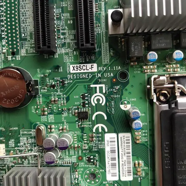 Alt view image 3 of 3 - X9SCL-F For 1155-pin Server Motherboard With Remote Management Port Supports E3-1230V2 Before Shipment Test