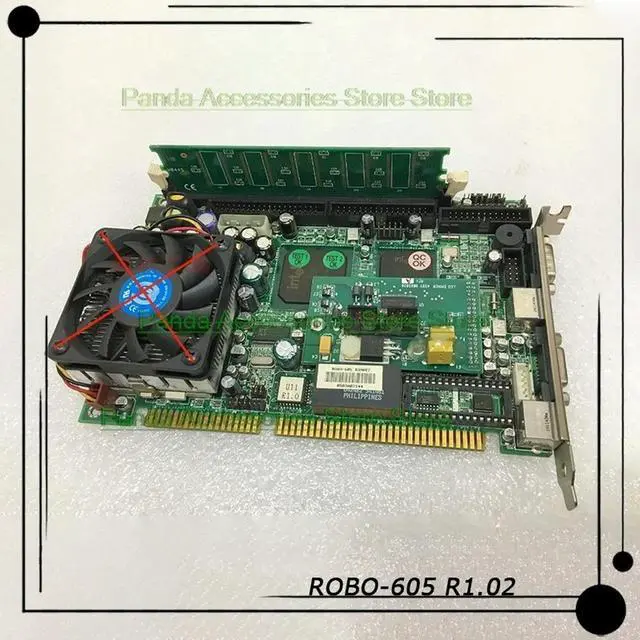 Alt view image 3 of 3 - job Industrial Motherboard ROBO-605 R1.02