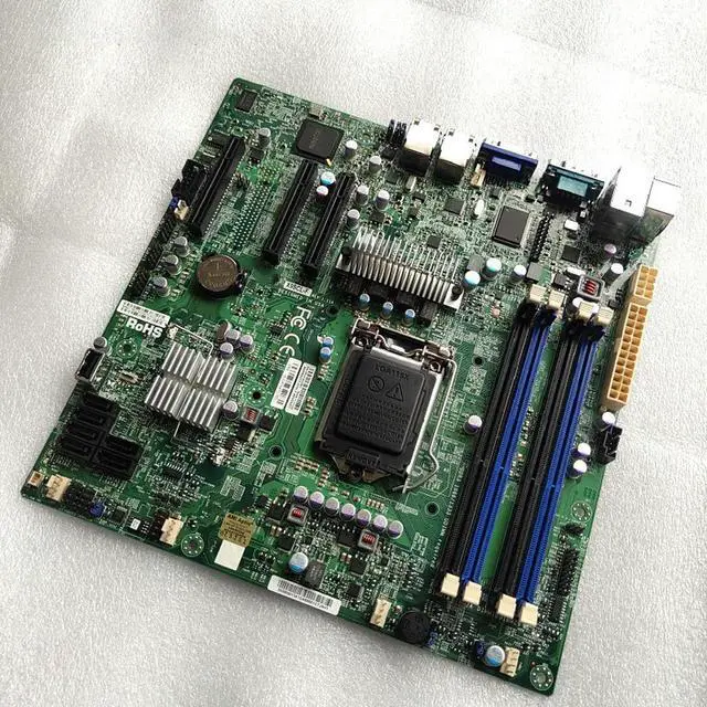 Alt view image 2 of 3 - X9SCL-F For 1155-pin Server Motherboard With Remote Management Port Supports E3-1230V2 Before Shipment Test