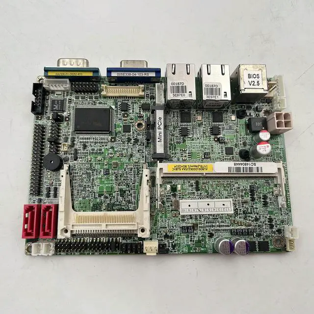 Alt view image 3 of 3 - WAFER-PV-D5252-R10 Rev: 1.0 Dual Network Card Industrial Equipment Motherboard WAFER-PV-D5252