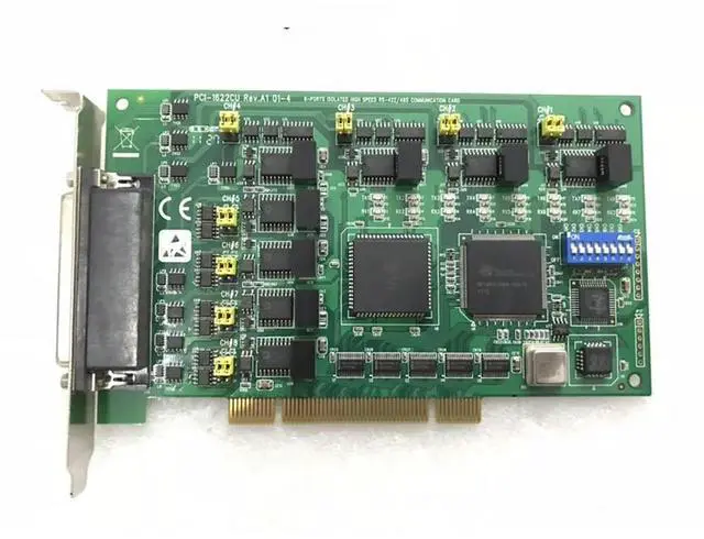 Alt view image 2 of 3 - PCI-1622CU REV.A1 8-port RS-422/485 Data Acquisition Card PCI-1622