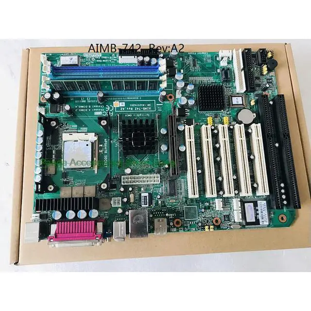 Alt view image 2 of 3 - AIMB-742 REV.A2 AIMB-742VE For Advantech Industrial Computer Mainboard With 2 Isa Slots 100% Tested Fast Ship