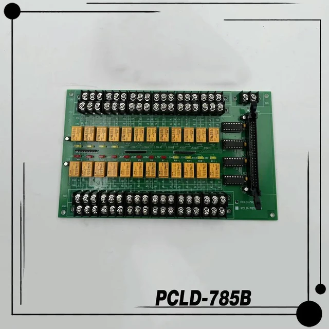Alt view image 3 of 3 - 24 Relay Output Terminal Board Relay Output Board PCLD-785B