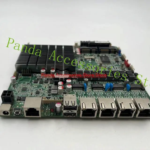 Alt view image 2 of 3 - Stable Performance ITX-M9F VER:1.5D Four Network Port Industrial Control Motherboard J1900 DDR3